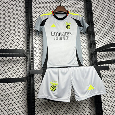 Conjunto Infantil Benfica Branco 2024/25 - - Away