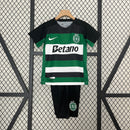 Conjunto Infantil Sporting 2024/25- Home - Verde