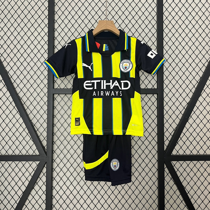 Conjunto Infantil Manchester City 2024/25 - Away
