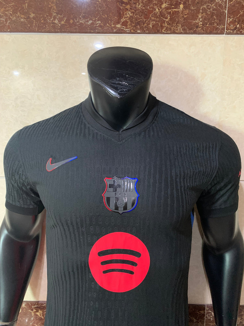 Barcelona Versão Jogador II Preta 24/25- Away