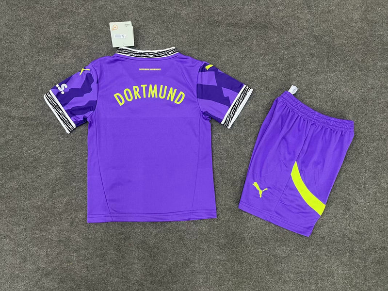 Borussia Dortmund  Goalkeeper Purple 25/26 Kids